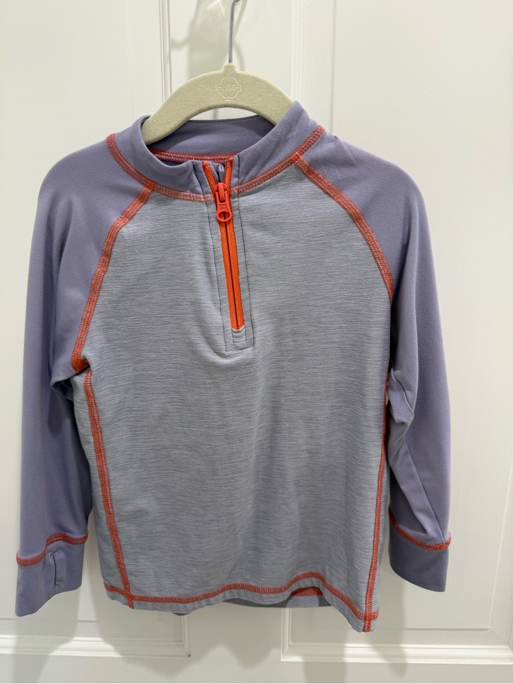 Hanna Andersson Lavender Kids Made for Sun with Orange Trim 3T